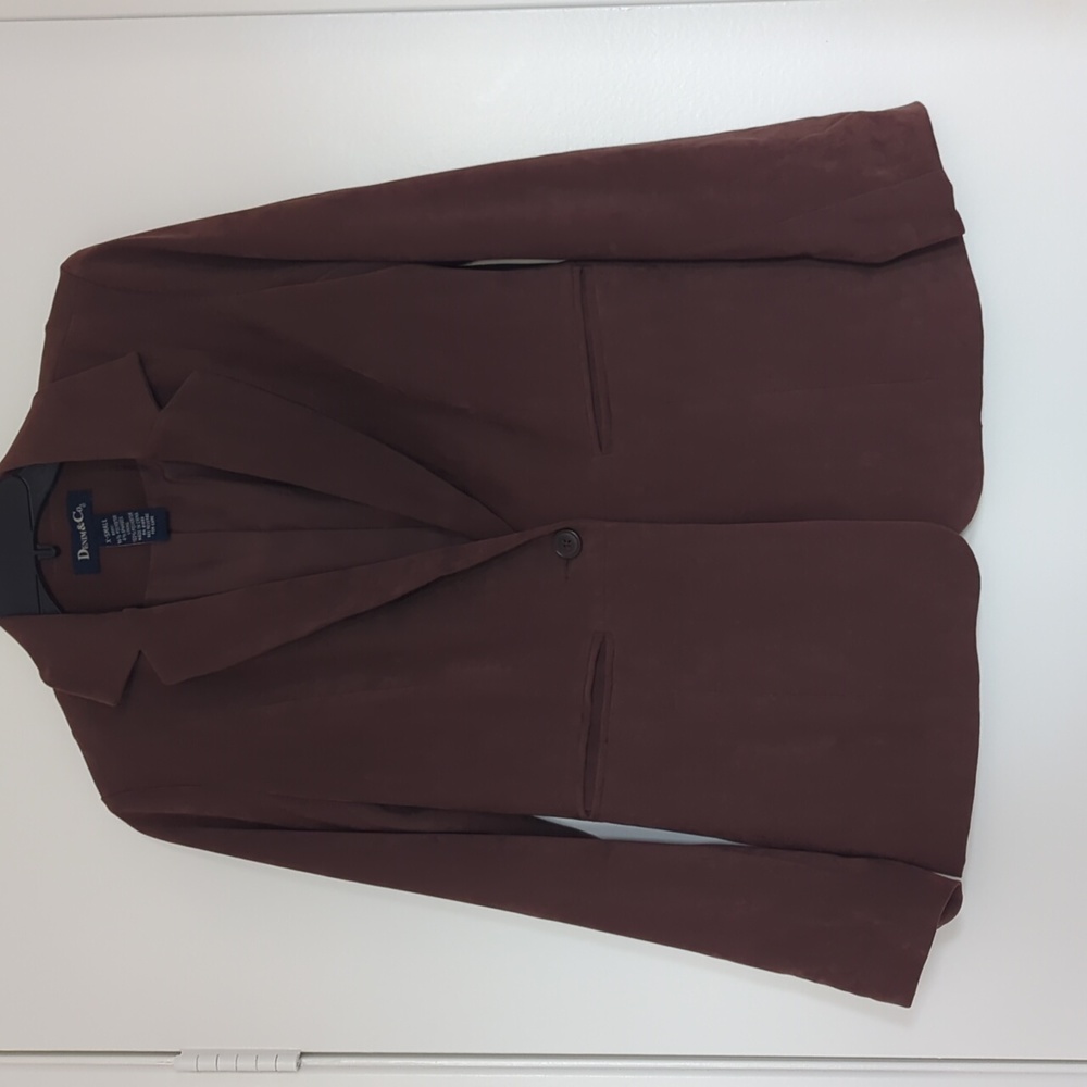 Denim & Co brown blazer